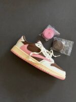 کتونی نایک ایر جردن 1 Low مدل Brown Pink – استایل خاص، کیفیت بالا، مناسب روزمره - Image 6