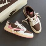 کتونی نایک ایر جردن 1 Low مدل Brown Pink – استایل خاص، کیفیت بالا، مناسب روزمره