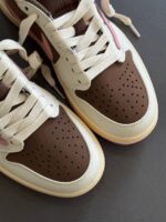 کتونی نایک ایر جردن 1 Low مدل Brown Pink – استایل خاص، کیفیت بالا، مناسب روزمره - Image 5