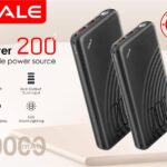 پاوربانک OALE iPower 200 ظرفیت 20000 میلی‌آمپر با چراغ قوه قوی، هشدار SOS و نمایشگر LED